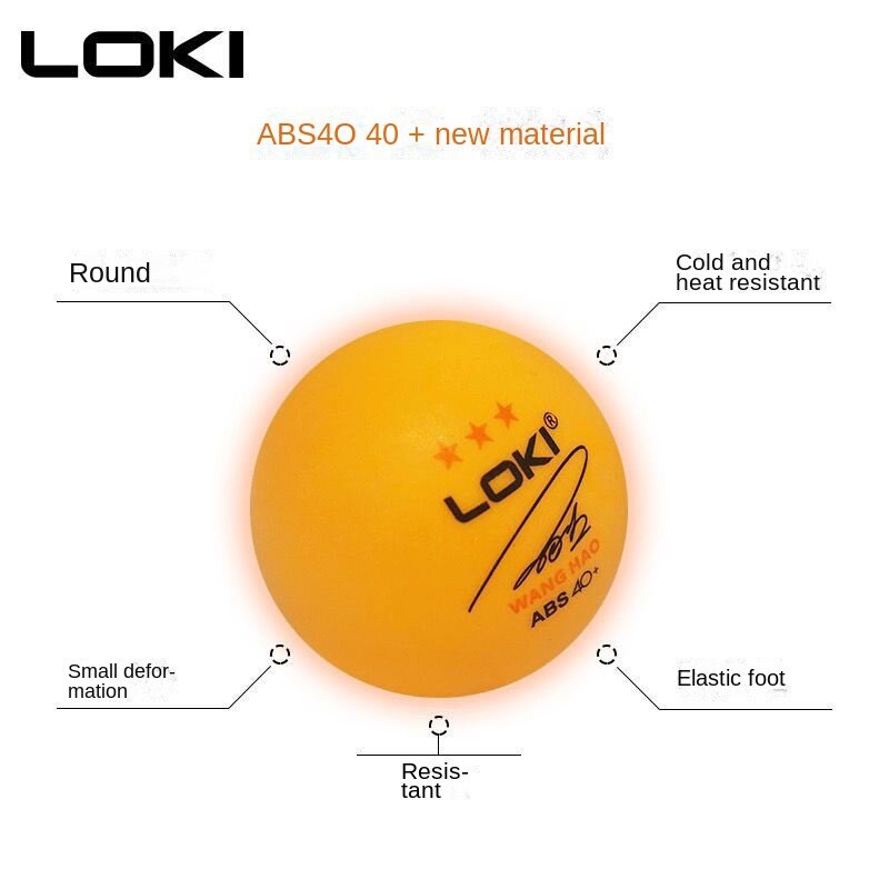 LOKI  Table Tennis Samsung Training Ball New Materials 40+Durable Match Professional Seamless Seamless Ball