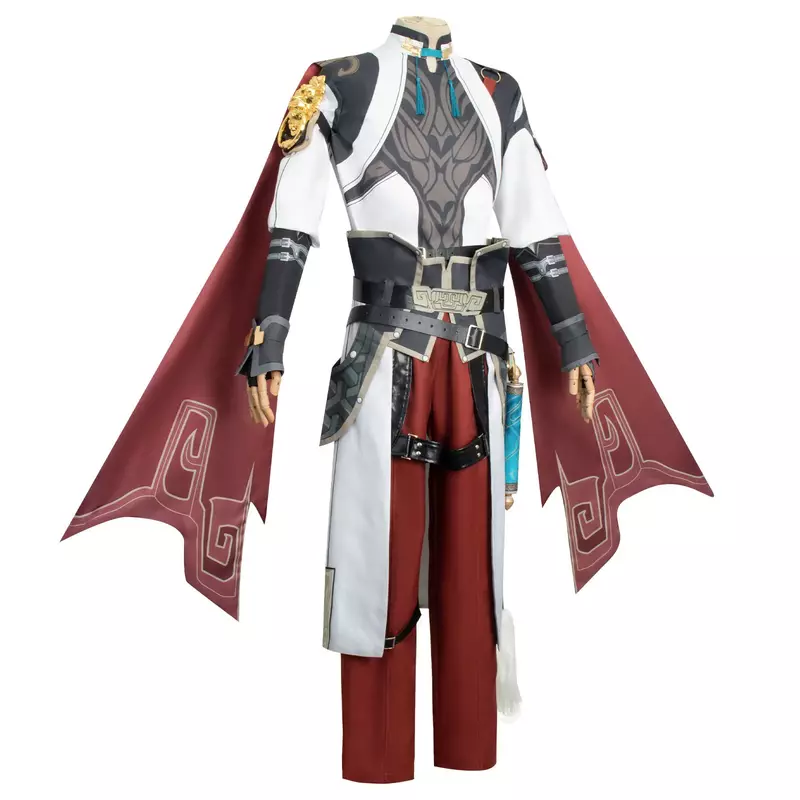 Honkai-Disfraz de Jing Yuan de Star Rail para hombre, traje de juego antiguo chino Hanfu, traje de fiesta de Halloween, XS-3XL, nuevo, 2024