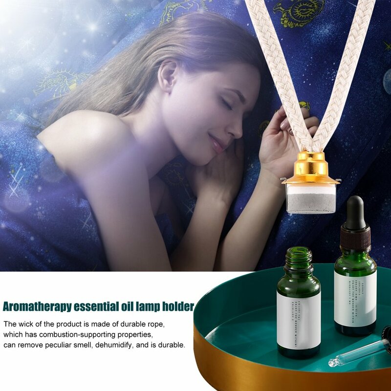 1 buah dudukan lampu aromaterapi sumbu pembakar katalis pengganti minyak esensial lampu Aroma aromaterapi tidur Aroma sumbu