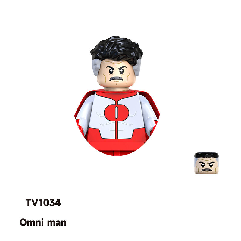 Tv6205 Superhelden Bausteine Anime Action figur Omni Mann unbesiegbare Bild puppen Puzzle Montage Spielzeug Ziegel Geschenke Großhandel