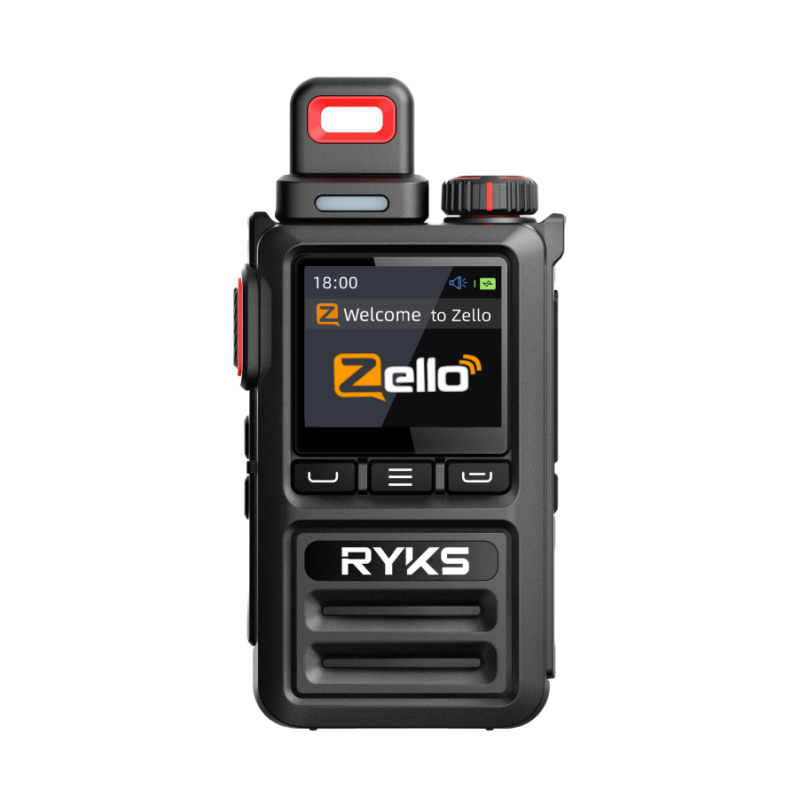 جهاز اتصال لاسلكي محترف PTT Zello ، راديو هاتف خلوي بشبكة WiFi ، مدى طويل ، بطاقة Sim 4G ، نظام تحديد المواقع بالأميال