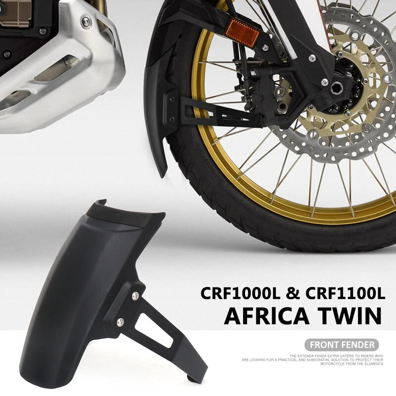 Motocicleta Frente Fender Capa Protector, Honda CRF1000L AFRICA TWIN CRF1100L África Twin Adventure Sports Pára-lamas, Novo