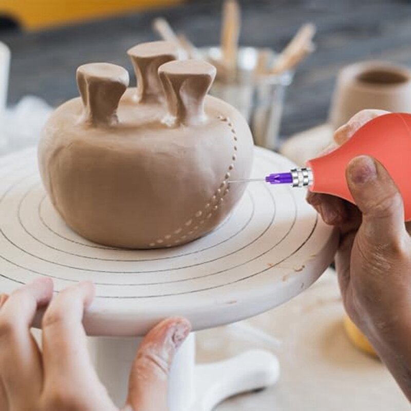 Keramik werkzeug zubehör, Präzisions spitzen applikator für Nadel mit Füll trichter 3 Unzen Ton glasur Quetschflaschen-Werkzeugs atz