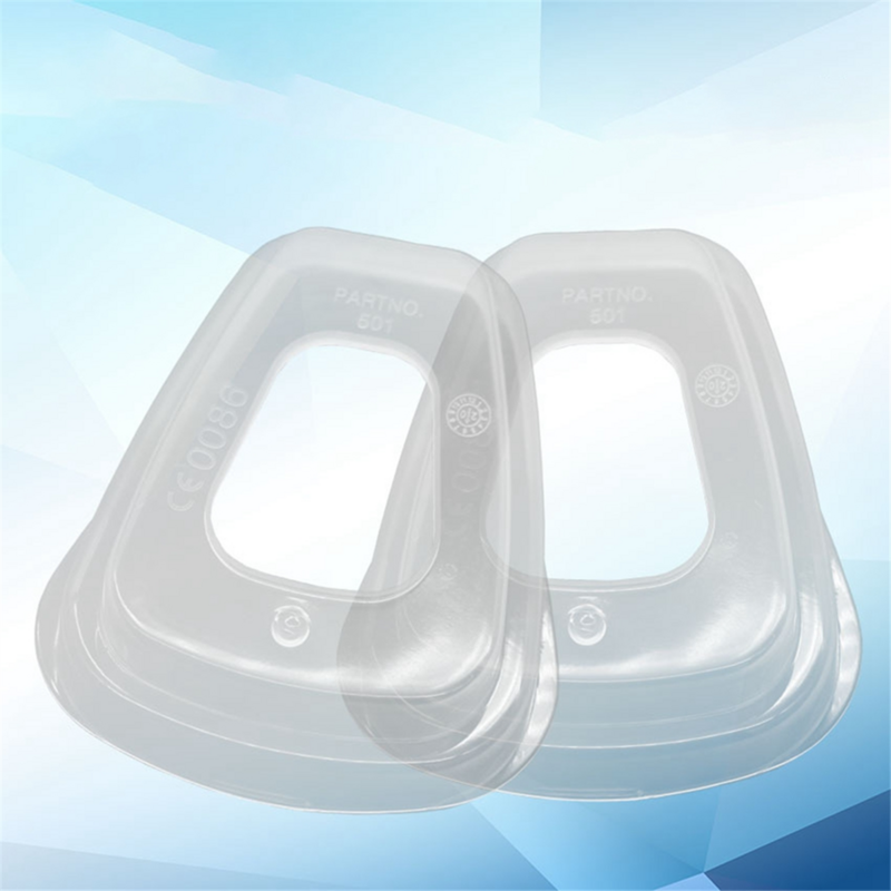 501 fermo del filtro per respiratori riutilizzabili da 3M, la scatola del filtro utilizza accessori per elementi di maschere antigas, 10 pezzi