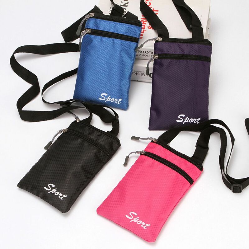 Shopping Soild Color Simple Fashion Over The Shoulder borsa a tracolla quadrata borsa per cellulare borsa per lettere