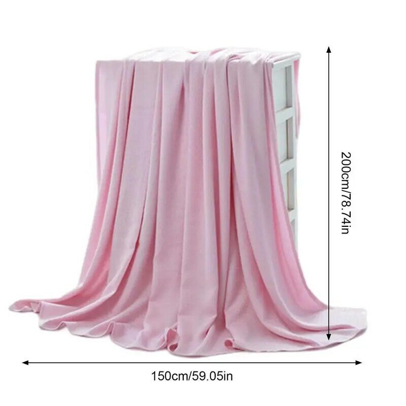Cooling Blankets Smooth Air Condition Comforter Lightweight Summer Quilt Cool Feeling Bamboo Fiber Skin-friendly Breathable