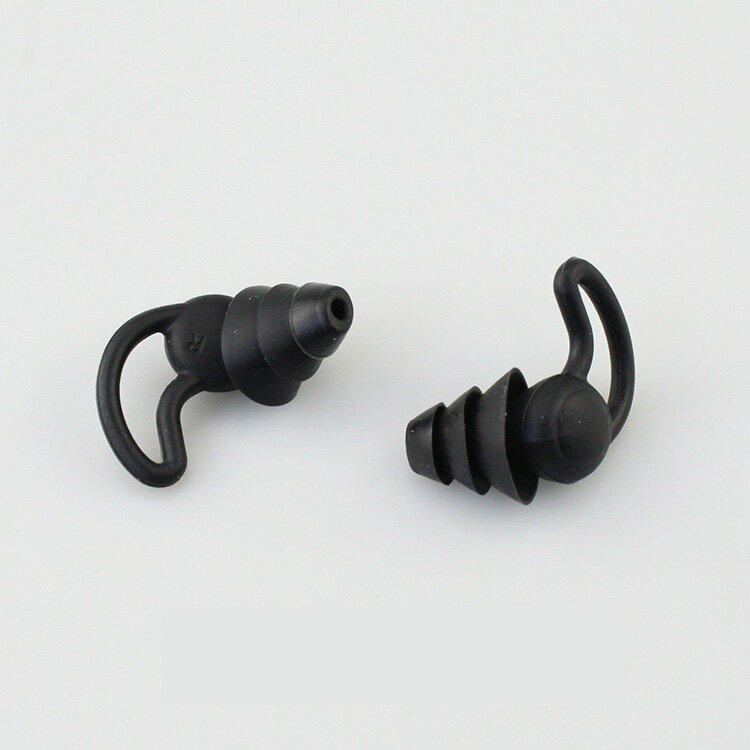 Alta qualidade natação earplug silicone wear confortável textura à prova de som tampões de ouvido industrial cancelamento de ruído sono earplug
