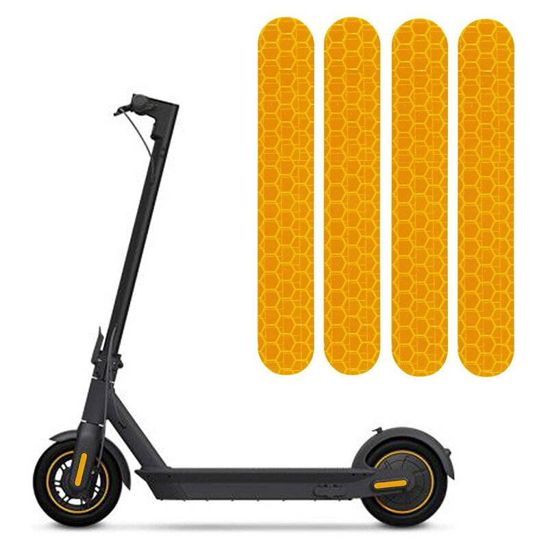 Светоотражающие наклейки, водонепроницаемая Предупредительная полоса, светоотражающие наклейки для Ninebot Max G30, украшение для электрического скутера