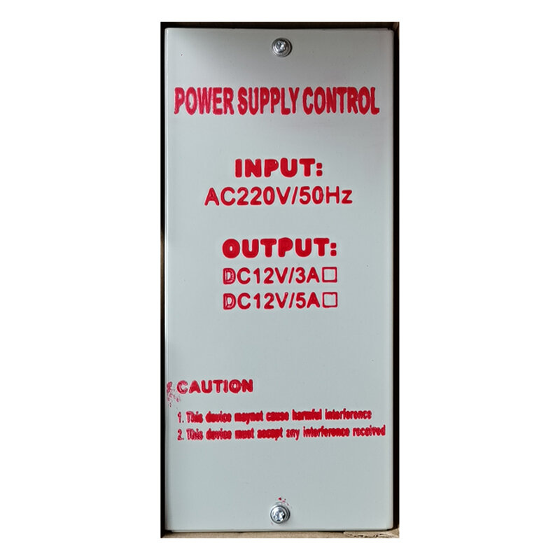 Catu daya adaptor daya untuk semua jenis kontrol akses, 12V 3A kunci listrik Ac 100v-240v