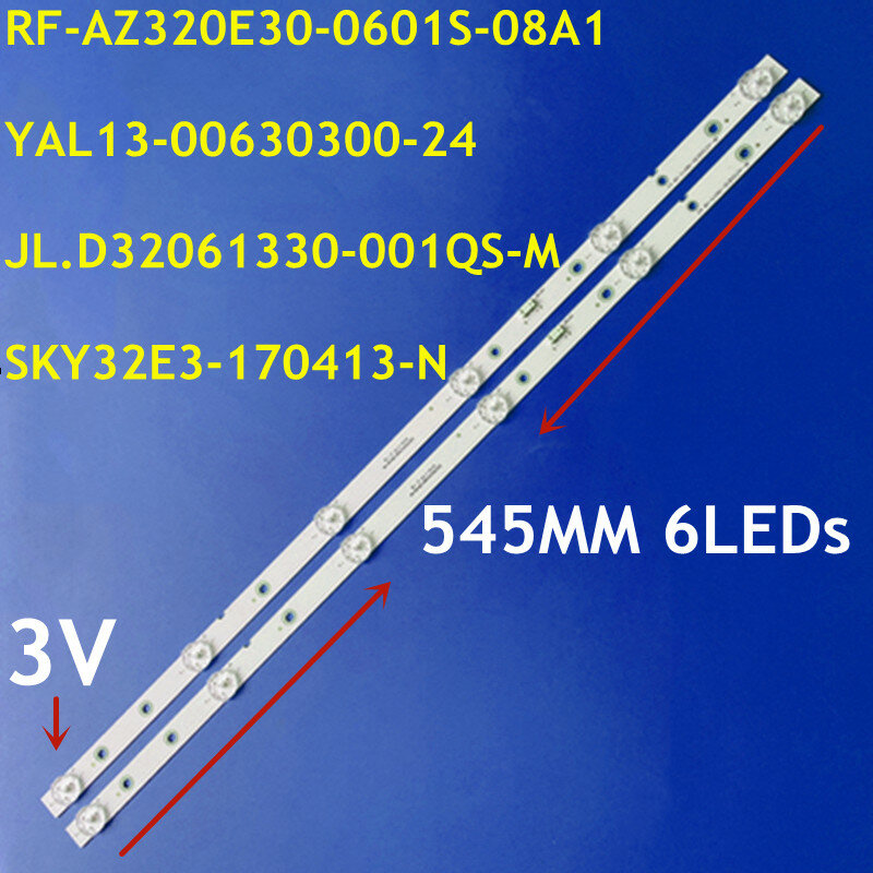 LED 스트립 JL.D32061330-001QS-M RF-AZ320E30-0601S-08 A1 YAL13-00630300-24, SKY32E3-170413-N 32E3 32E8 32E5 32KX2 32E366W, 10 개
