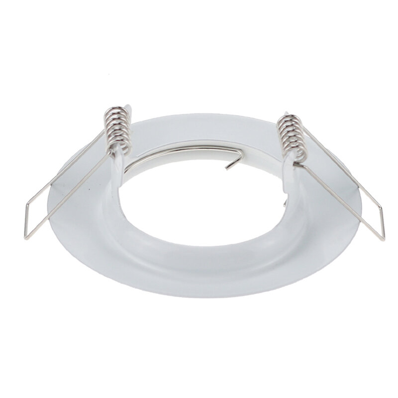 Современная алюминиевая белая никелевая утопленная рама для поверхностного монтажа точечного светильника MR16 GU10 осветительный прибор с основанием