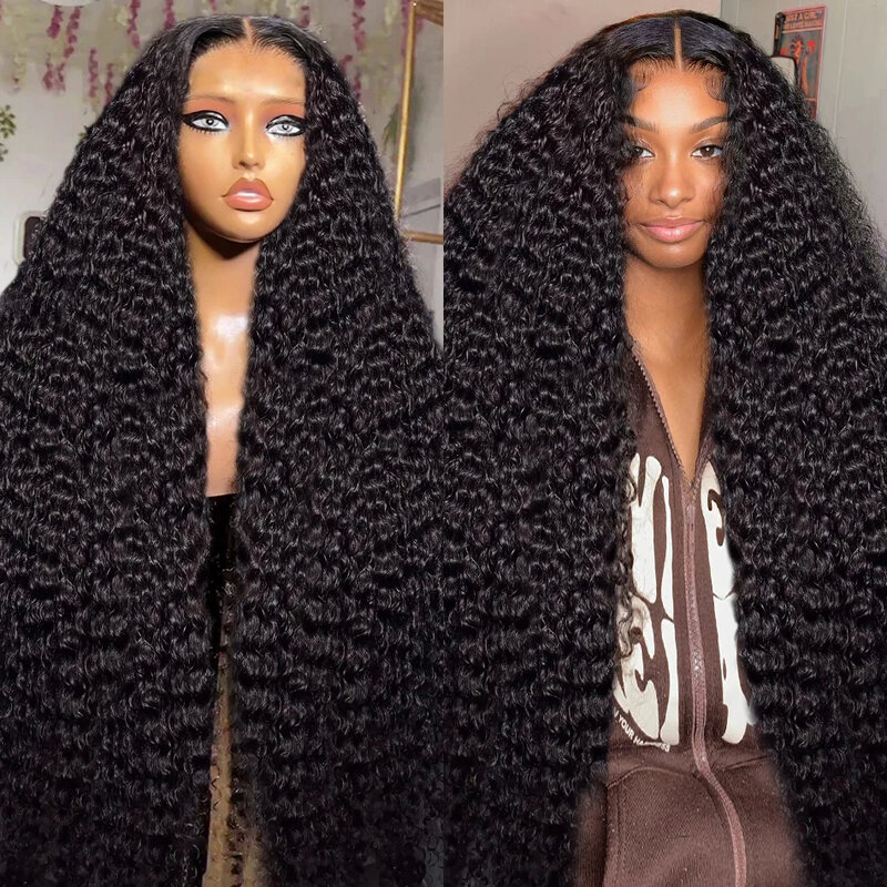 180 плотность 30 32 дюйма Глубокая волна прозрачные 13x4 13x 6 кружевные передние человеческие волосы парики бразильские волнистые парики для женщин
