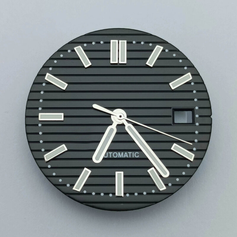 Mostrador Luminous Glow Watch, adequado para o movimento NH35 e NH36, acessórios de relógios, azul e verde, 29,5mm