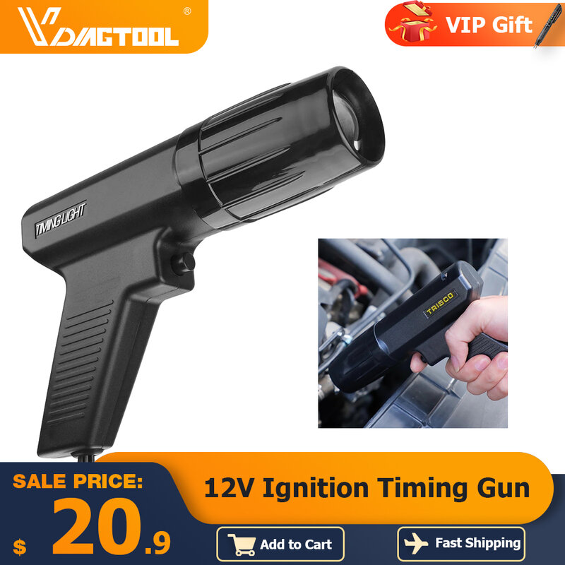 Universal 12V Ignition Timing Gun Machine Timing For Car Motorcycle Auto Diagnostic Tools Light Strobe Detector Car Repair Tool