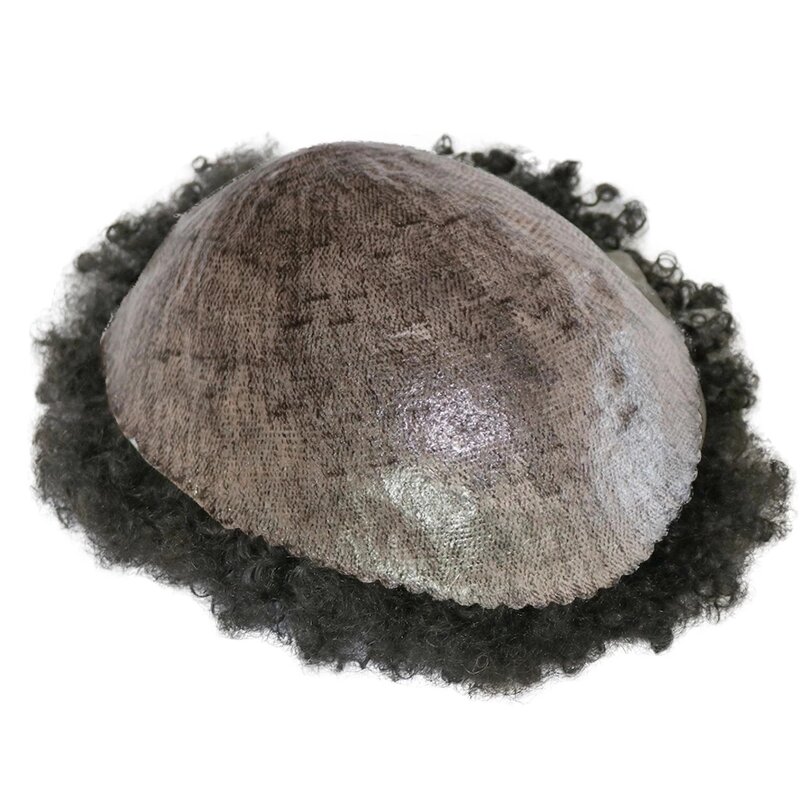 Парик мужской парик из ПУ кожи, 6 мм