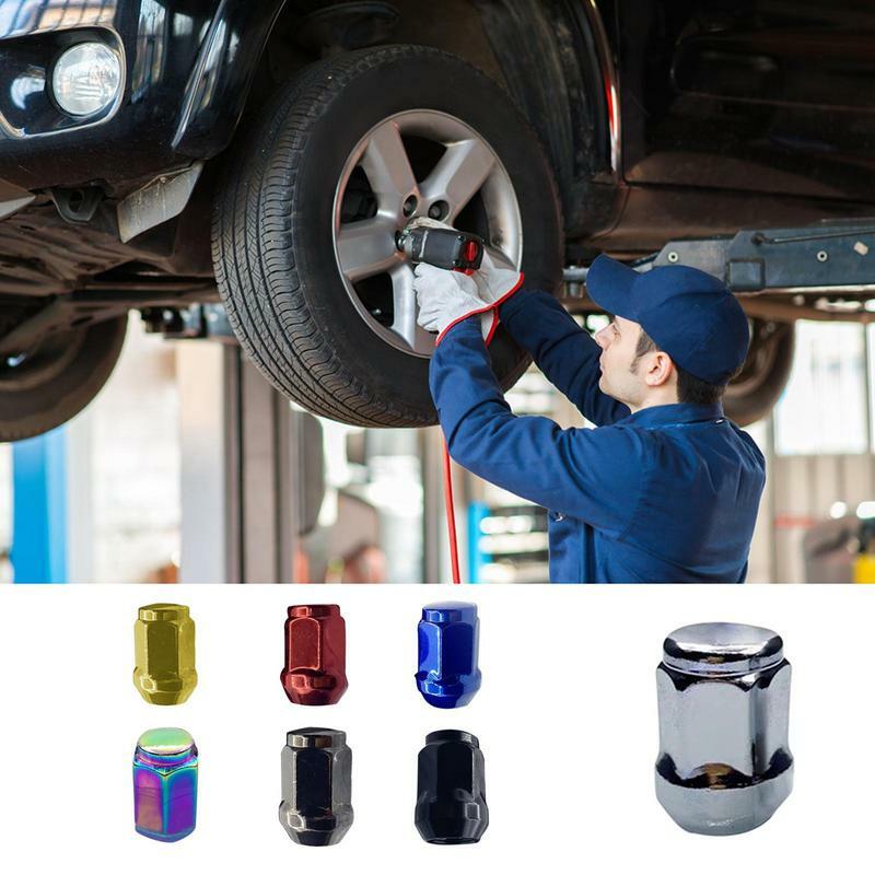Tire Nut Cover Auto Hub Screw Cover Protective Bolt Rims Car Wheels Nut Caps Protection Anti Rust  For Car Exterior Decoration