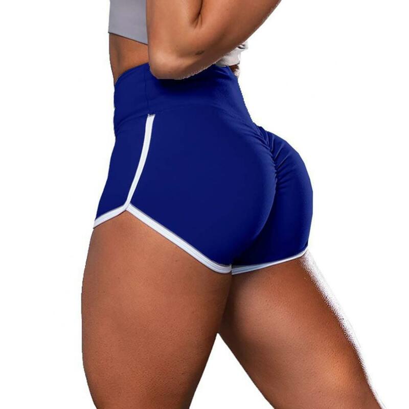 Shorts esportivos sem costura elásticos para mulheres, leggings de fitness, push up, ginásio, ioga, corrida, calças justas de treinamento, sweatpants sexy, shorts grandes