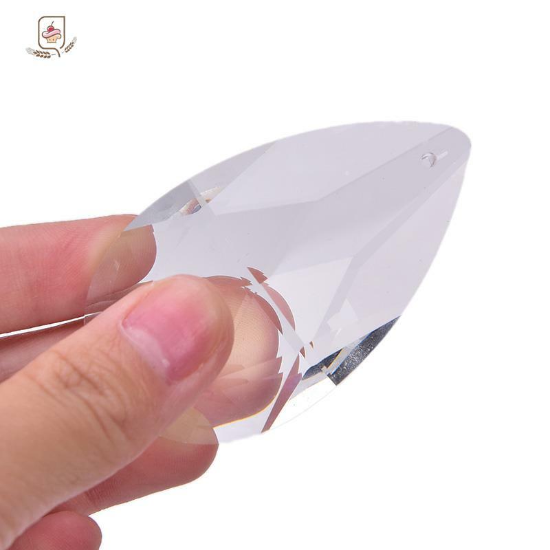 Verre de lustre clair CitroLamp, perle à facettes multiples, gouttes de confrontation transparentes, 1PC, PM 38mm, 50mm, 63mm, 76mm