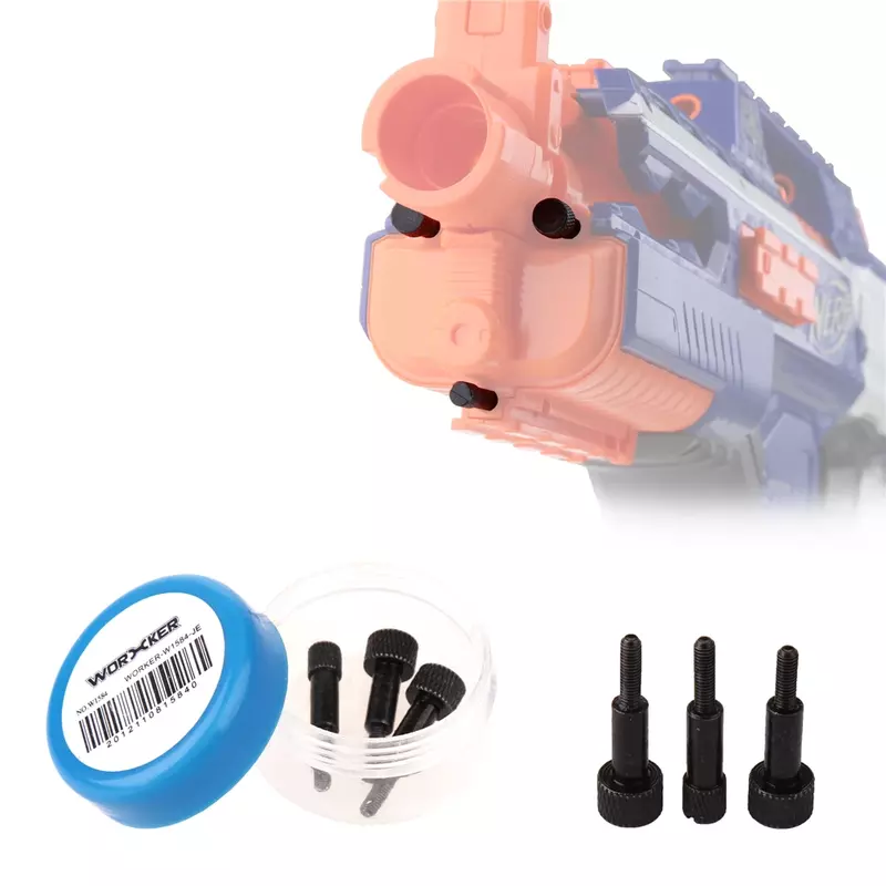Worker Mod-tornillos de pulgar de mano, accesorios para Nerf n-strike Elite Rapidstrike CS-18, juguete Blaster