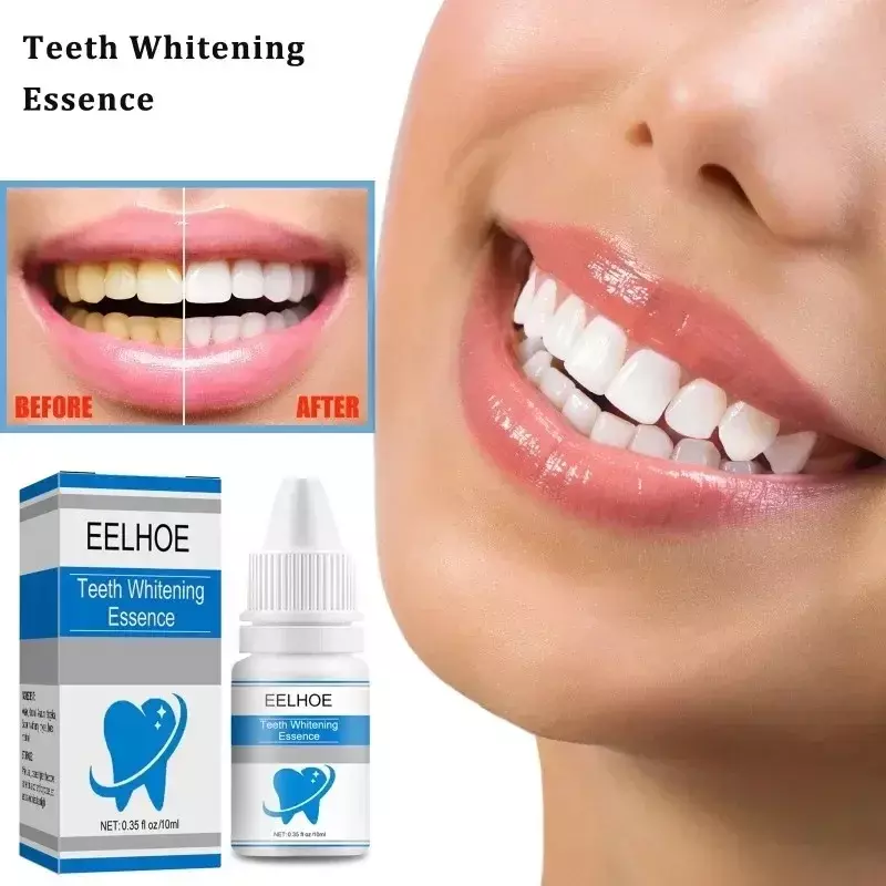 Essenza sbiancante per denti rimuovi contro la carie dentale placca siero sporco alito fresco igiene orale strumenti per la pulizia dei denti dentali