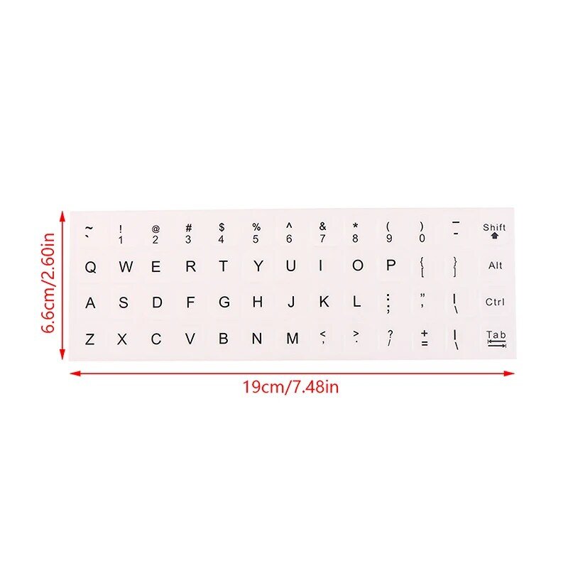 Матовая наклейка на клавиатуру ПК, наклейки для коррекции клавиш, Защита клавиатуры на всю клавиатуру, водонепроницаемые