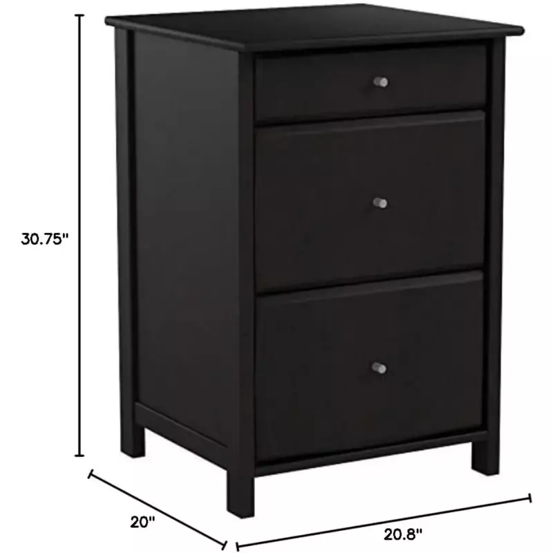 Pc Cabinet File Cabinet Black Home Office Filing Cabinets Storage Furniture