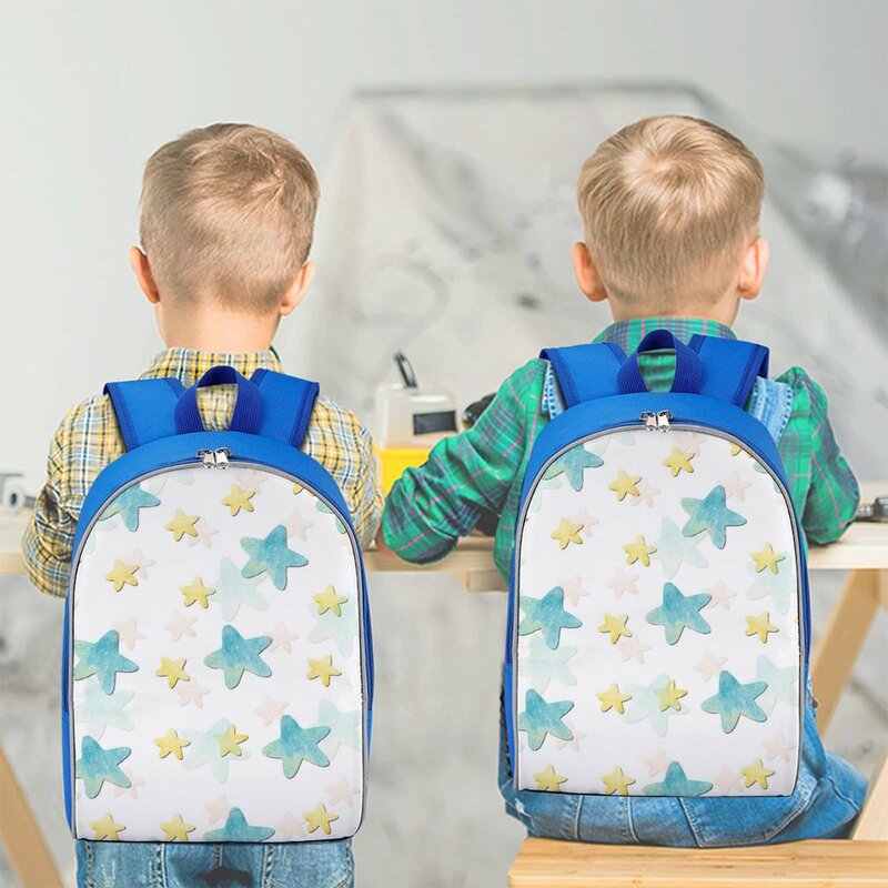 Детский вместительный рюкзак для мальчиков и девочек, многофункциональный дорожный ранец с рисунком звезд, 13 дюймов