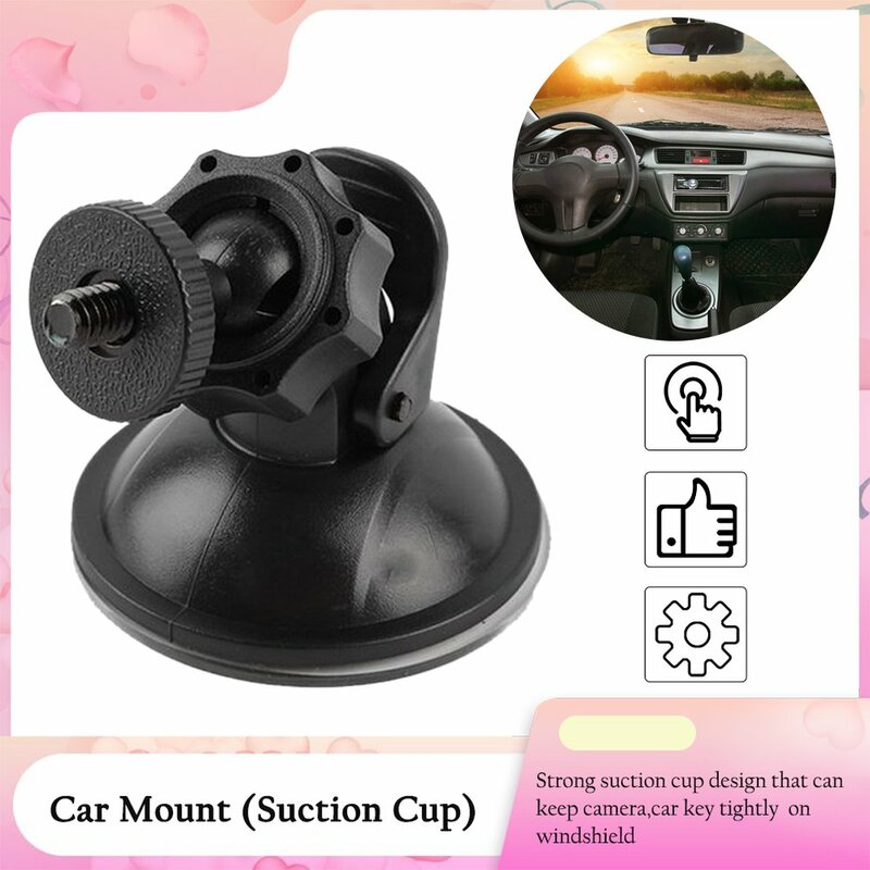 Professional Car Windshield Suction Cup Mount Holder Driving Recorder Bracket Car Digital Video Recorder Camera Accessories