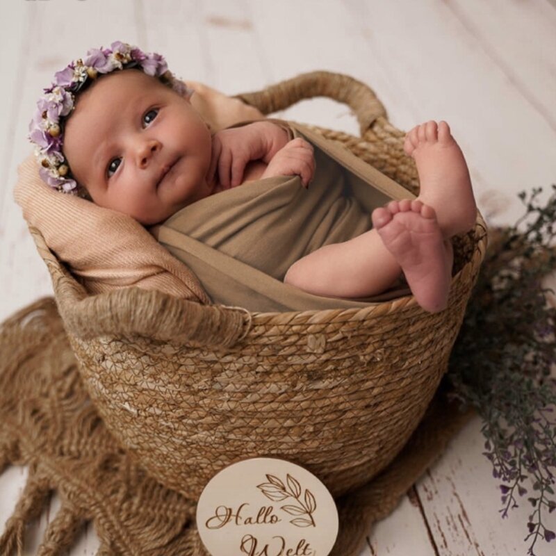 Paniers photographie bébé paniers faits à main pour le nouveau-né garçon fille