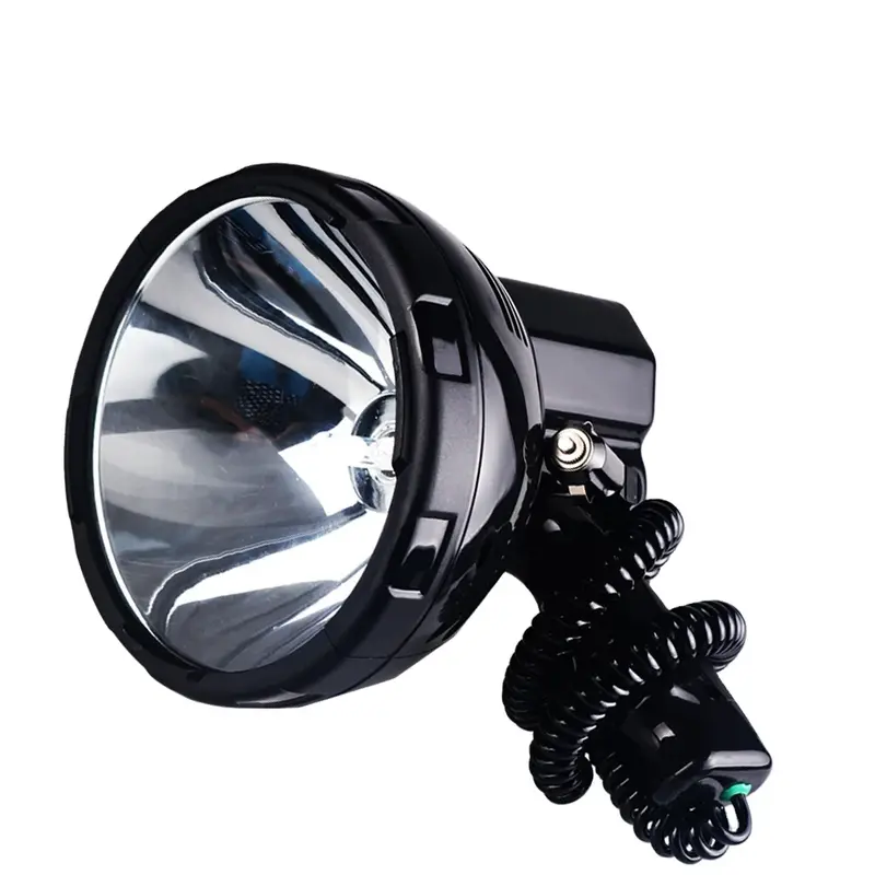 Reflector potente HID de 160W, linterna de xenón portátil, resistente al agua, para caza y aventura al aire libre, reflector de alta calidad