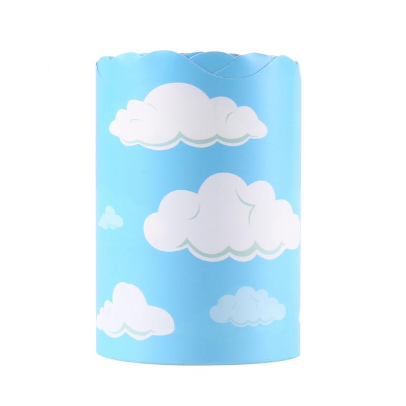 파란 하늘 구름 게시판 테두리 스캘럽 게시판 테두리 스티커 보드 트림, 교실 장식 32.8