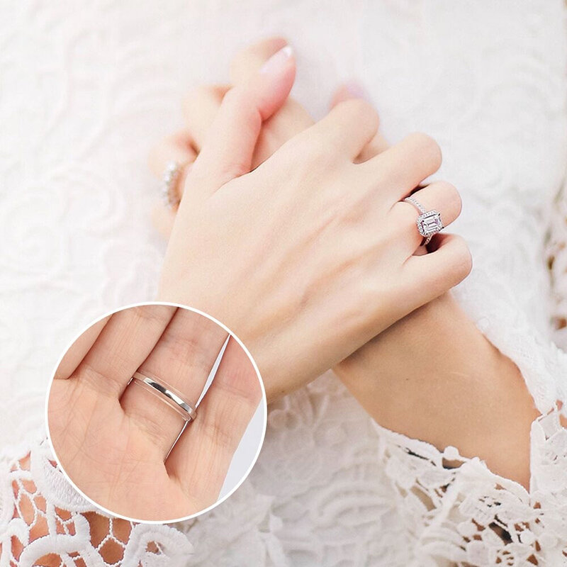 8 Sizes Silicone Invisible Clear Ring Size Adjuster Tighten Reducer Jewelry Tool
