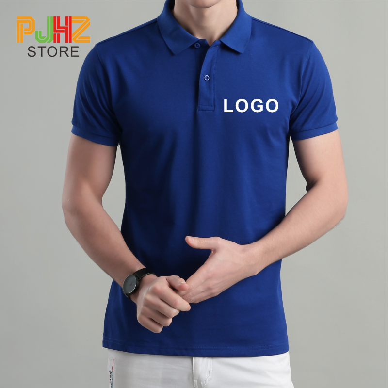 Polo informal de verano, camisa personalizada, transpirable, logotipo personalizado, bordado, envío gratis