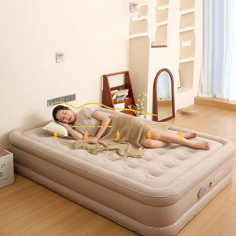 Canapé-lit gonflable pliable pour couple, sac paresseux, camping de plage, adultes, extérieur, nature, chambre romantique, lits Sillon Cama