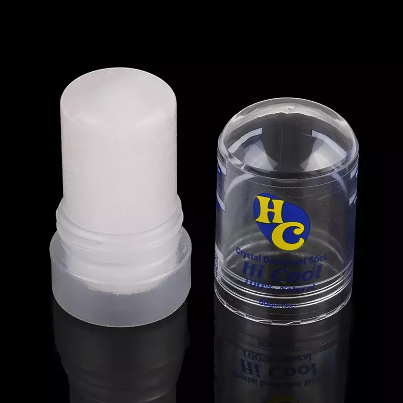 Crystal Desodorant Stick para homens e mulheres, Vara antitranspirante, Remoção de axilas, 60g, 3Q131C