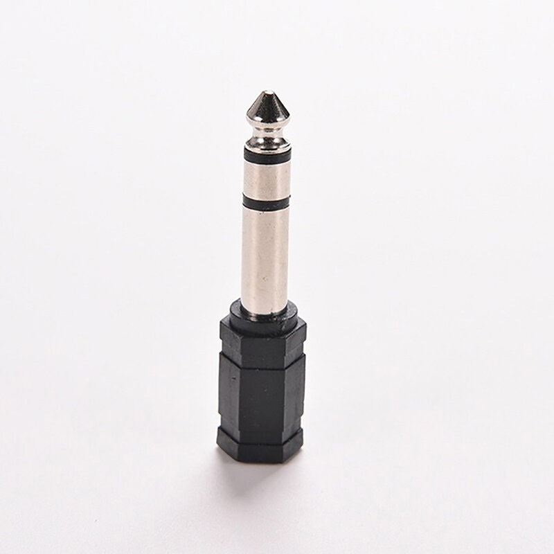 GAZ-MC11 6.5mm 1/4 macho a 3.5mm 1/8 fêmea estéreo áudio mic plug adaptador mini jack