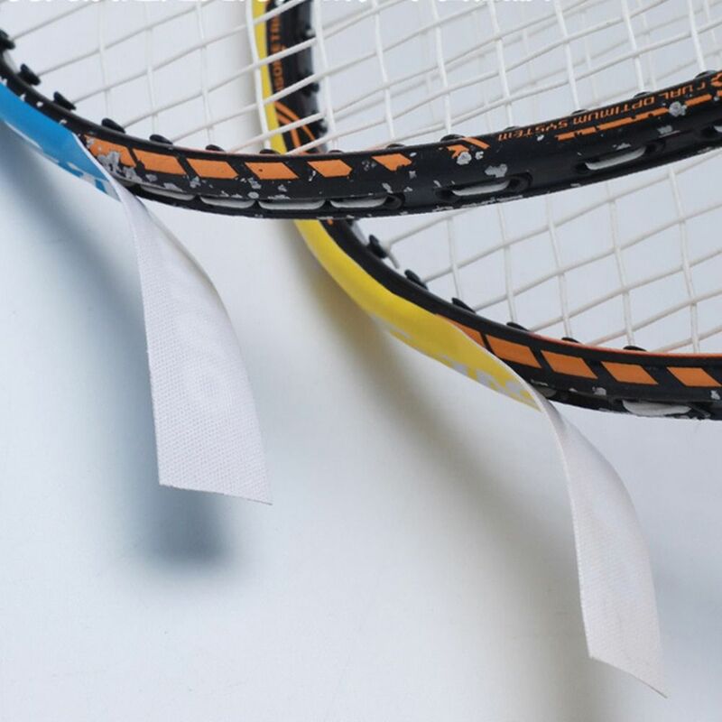 Pegatina de cabeza de raqueta de bádminton multicolor, PU, Reduce el impacto y la fricción, pegatina protectora de marco de raqueta, desmontaje