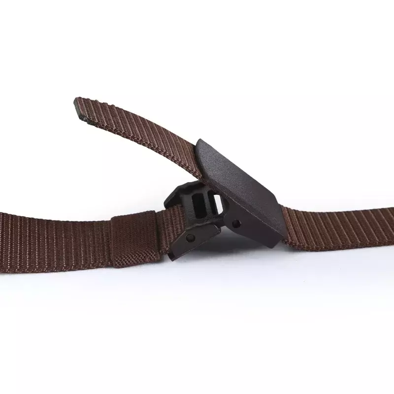 BuckleLight-Cinturón de nailon militar, accesorio automático, no metálico, multifuncional, táctico, de alta calidad, para caza al aire libre