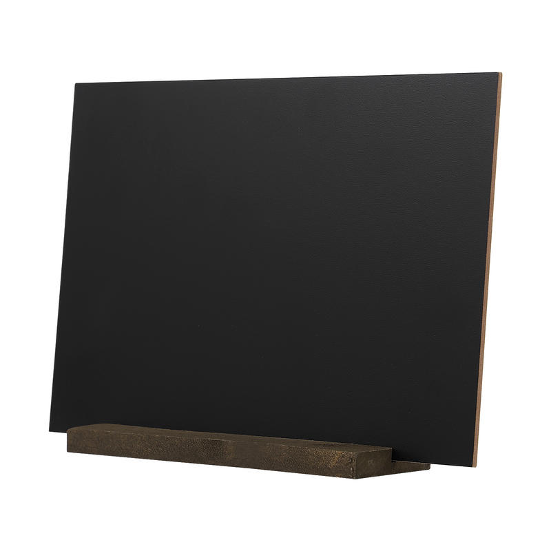 Double Sided Chalkboard Two-Sided Chalkboard Sign Vertical Messgae Tabletop with Stand Double