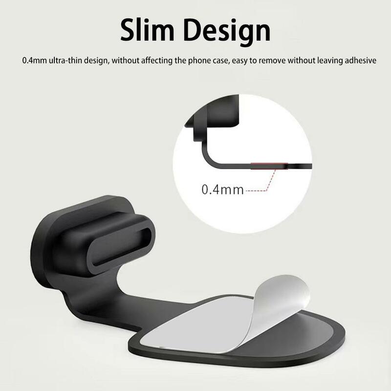 Anti-lost Dust Plug Suit For Apple iPhone 13 12 11 8 7 6 XR XS IOS Charging Port Protector USB Type-C Silicone Dustplugs Co F1G3