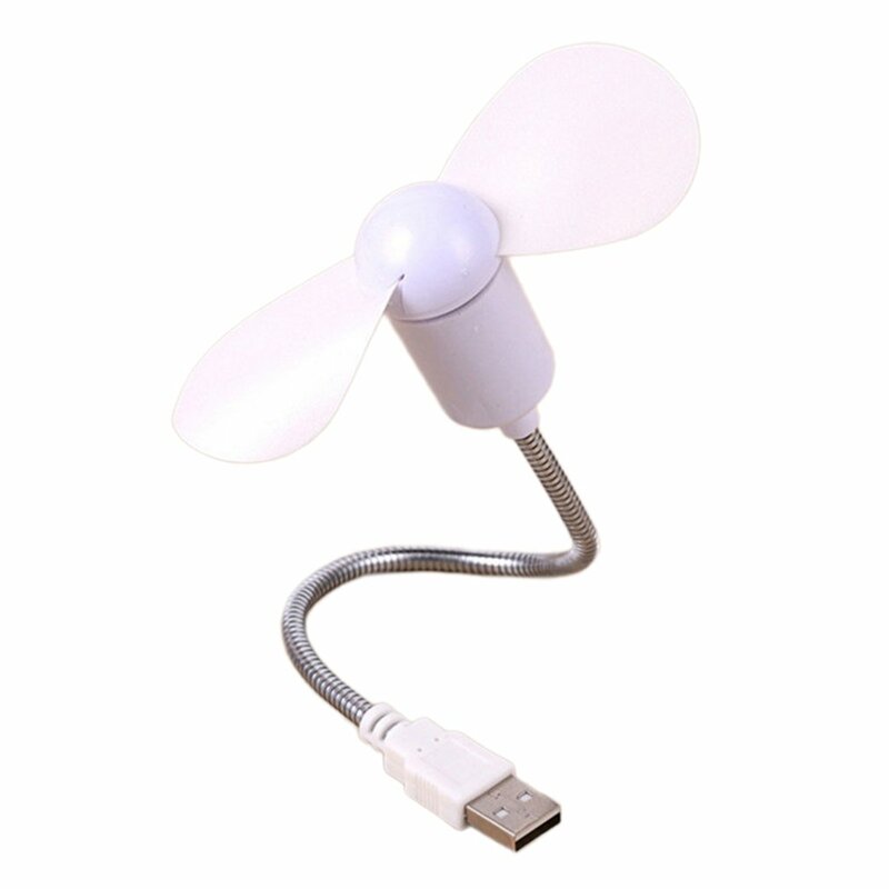 Mini Snake Fan Silent Soft Leaf Cooling Fan Computer USB Fan Mobile Portable Bendable Freely Mini Soft Leaf Snake Safety Fan