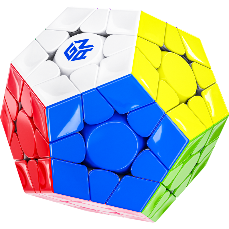 Gan megaminx maglev uv magnetische magische geschwindigkeit würfel aufkleber lose profession elle zappeln spielzeug cubo magico puzzle
