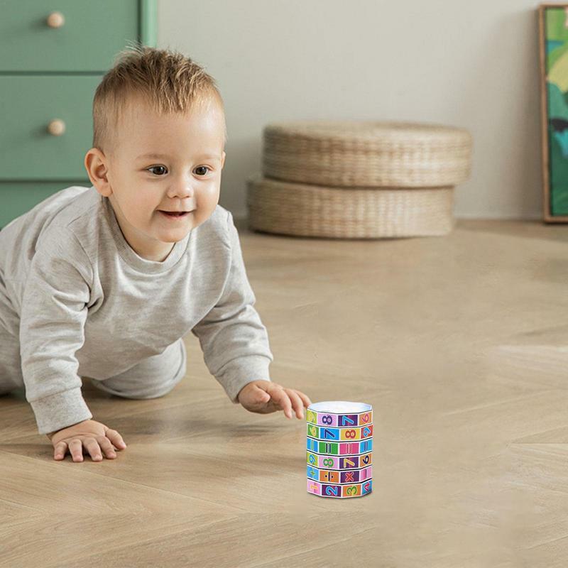 Mainan Matematika Montessori Puzzle Hitung Kolom Kubus Dapat Dilepas Tambah Kurangi dan Bagi Latihan Persediaan Kelas