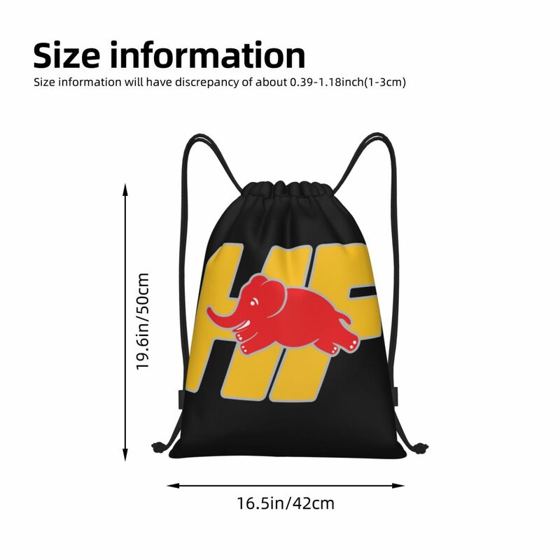 Lancia HF Elefantino Portable Drawstring Bags Backpack Storage Bags Outdoor Sports Traveling Gym Yoga