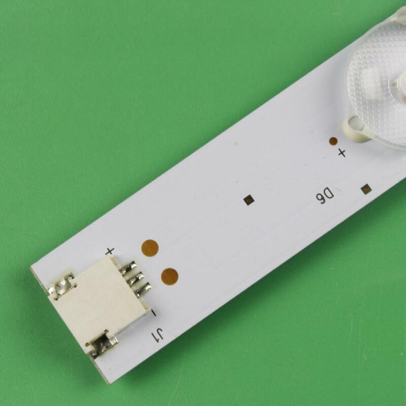 Listwa oświetleniowa LED 6 + 6 diod LED do obsługi Philips 49 "49PUS6401 49PUS6501 49PUH6101 49PUS6561/12 49PUS6101/12 GJ-2K16-490-D712-P5-L R