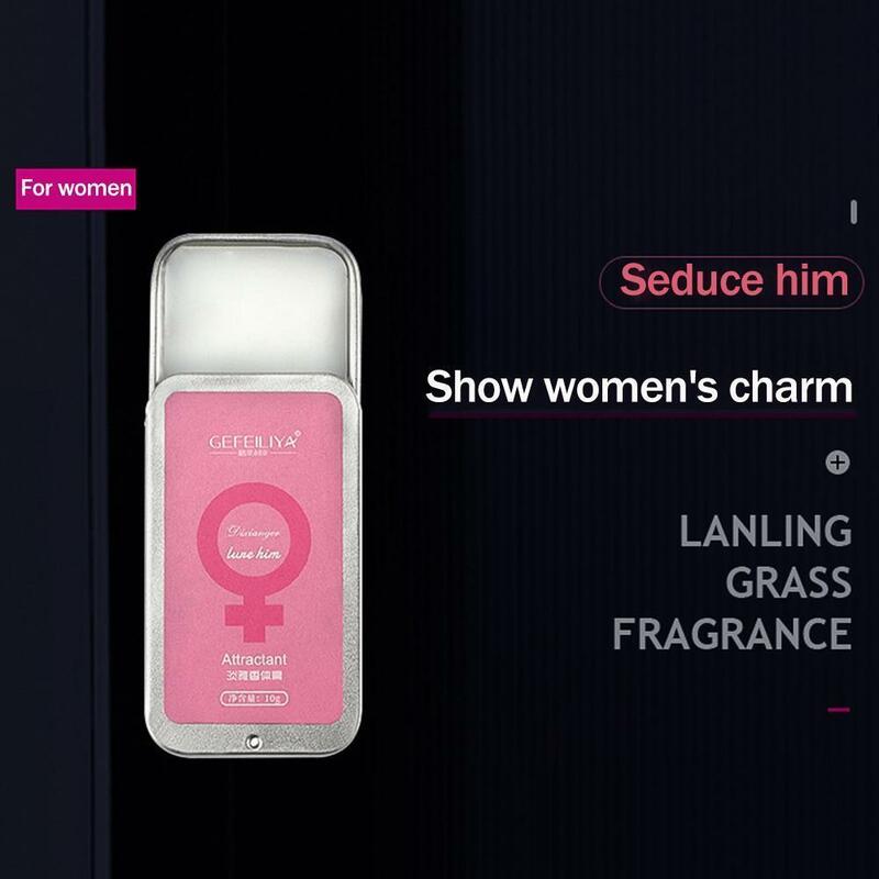 10g tubuh pheromon parfum padat Balsem tahan lama aroma deodoran padat portabel parfum Cologne aroma untuk wanita & G3B4