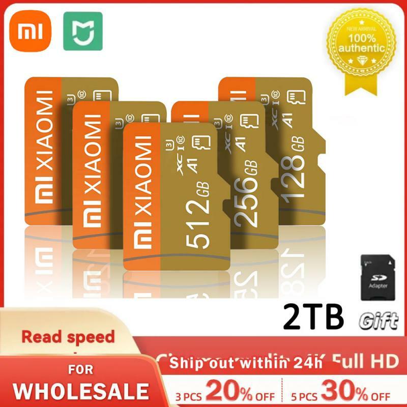 MIJIA-Xiaomi Cartão de Memória de Alta Velocidade, Mini Cartão TF para Cam, DJI, Nintendo Switch, Cartão TF, A2, 4K HD, 1TB, 128GB