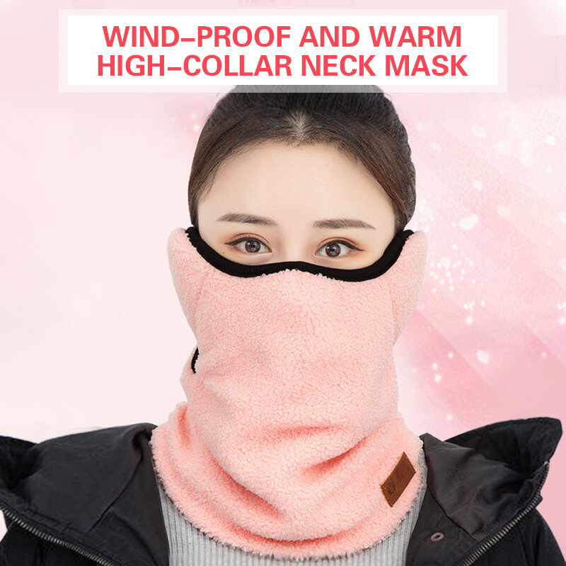 야외 라이딩 방풍 방진 마스크, 여성용 패드, 따뜻한 귀 보호, 얼굴 목, 스키, 전기 자동차, 차가운 라이딩 마스크, 겨울
