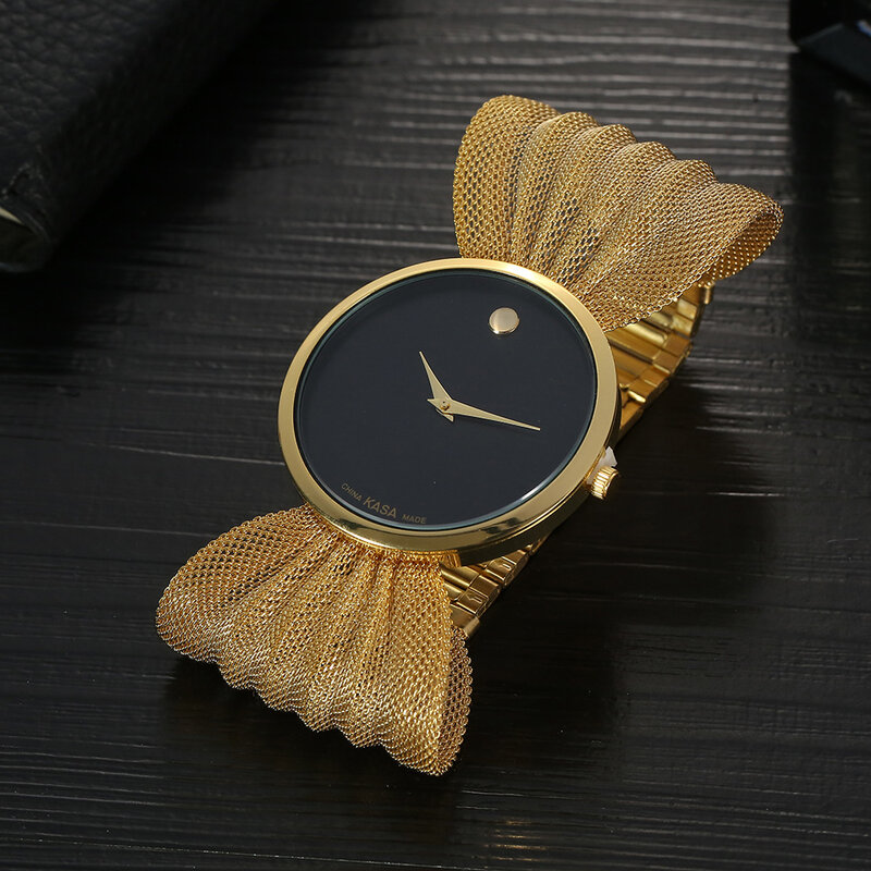 Fashion Simple Watch with Bracelet Set for Women Mesh Belt Luxury Bracelets Quartz Watch Gift Box for Women Ladies Drop Shipping