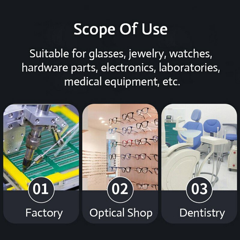 Limpiador ultrasónico Digital, máquina de limpieza de relojes con placa de circuito de gafas, 30/50W, vibración de baño, piezas de joyería ultrasónica